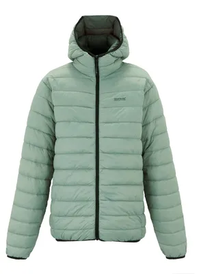 Productafbeelding van Regatta - "Marizion" Steppjack met capuchon voor heren, model RG9069 (maat S), kleur: gletsjergroen