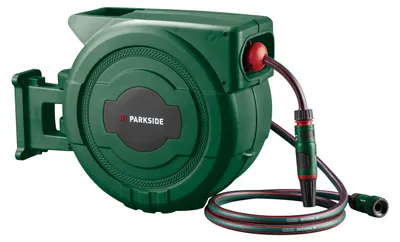 Produktbild von PARKSIDE® Wand-Schlauchaufroller (Grün)