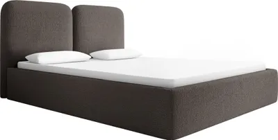 Produktbild von Fedve Polsterbett Doppelbett Fistera Bett Bettkasten Schlafzimmer 140x200 cm Olivgrün (Abriamo 1)