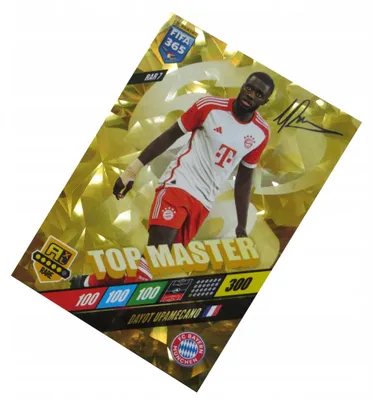 Obrázok produktu pre Panini Fifa 365 2024 Football Card – Rare Top Master Upamecano Rar 7 Bayern