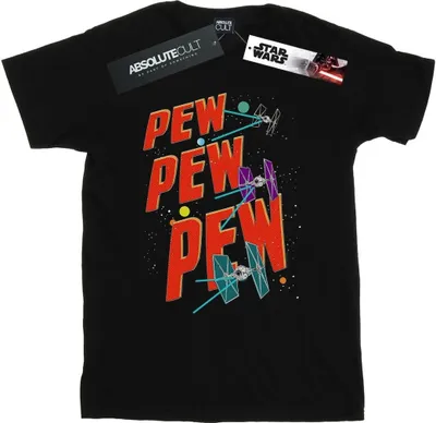 Image de Star Wars - T-shirt pour homme "Tie Fighters Pew Pew" BI46587 (M) (Noir)