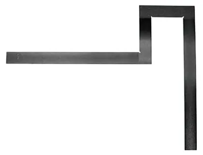 Produktbild von Flanschenwinkel aus Stahl, 400 x 400 mm