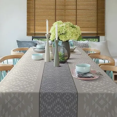 Produktbild von Tischdecke Manhattan Talilo grau 20 m x 140 cm – d-c-table