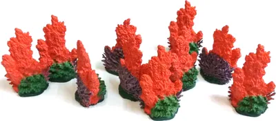 Produktbild von 10x Koralle Wasserpflanze Aufstellfigur Miniblings Gummitier Meer Riff Figur