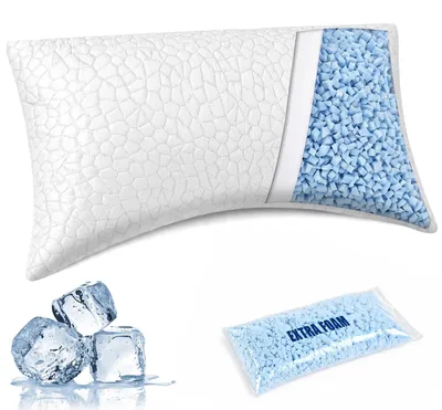 Image de Oreiller ergonomique pour le sommeil, avec mousse à mémoire de forme et housse lavable