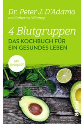 Produktbild von 4 Blutgruppen - Das Kochbuch für ein gesundes Leben
