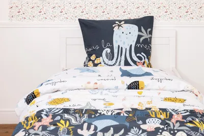 Produktbild von Kinderbettwäscheset 140 x 200 cm OCTOPIA