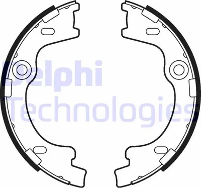 Image de Bremsbackensatz, Feststellbremse DELPHI LS2012