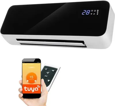 Productafbeelding van Geavanceerde wifi-wandventilatorverwarmer met afstandsbediening