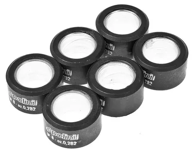 Image de Jeu de galets variables Polini, dimensions 20 x 12 mm, poids 13,0 g, comprenant 6 galets