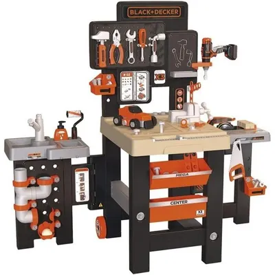 Obrázok produktu pre Smoby SAS Smoby Black & Decker Mega Center -työkalupenkki