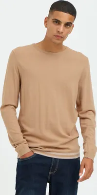 Produktbild von Blend BHPullover Herren Strickpullover Feinstrick Pullover mit Rippbündchen Rundhals-Ausschniit Regular fit