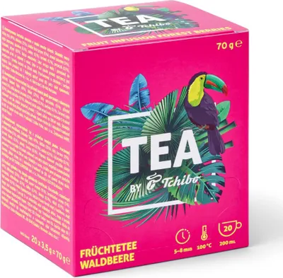 Zdjęcie produktu dla TEA by Tchibo herbata owocowa: leśne jagody