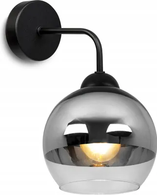 Obrázok produktu pre Elegantná Nástenná Svetlo, Sklo, Chrómovaná Lampy, Led