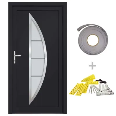 Obrázek produktu pro vchodové dveře vidaXL antracit 98x208 cm PVC