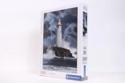 Immagine prodotto di Puzzle CLE 1000 HQ Lightouse nella tempesta 39828