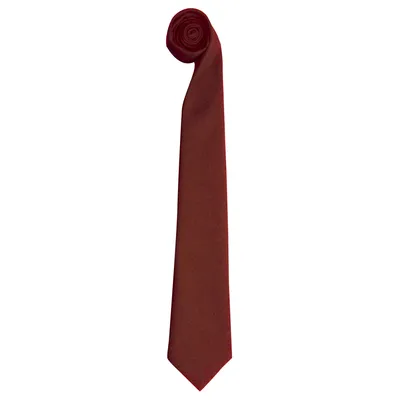 Image de Cravate Premier pour homme, unie (2 pièces/paquet) RW6941 (taille unique) (Bourgogne)