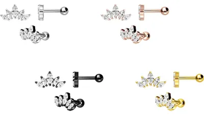 Produktbild von Ohrpiercing Titan Ohrpiercing LOTUSBLÜTE