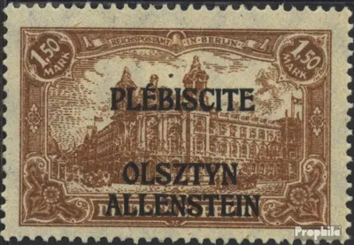 Produktbild von Briefmarken Allenstein 1920 Mi 12a postfrisch Germania