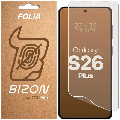 Produktbild von Matte Folie für Galaxy S26 Plus, Bizon Film Matte, 1 Stück