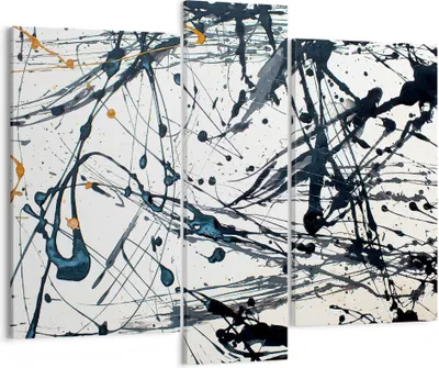 Produktbild von Bild auf Leinwand - Leinwandbild - Abstraktion modern - 95x80cm - Wand Bild - Wanddeko - Wandbilder - Leinwanddruck - Bilder - Kunstdruck - Wanddekoration - Leinwand bilder - Wandkunst - CB95x80-3442
