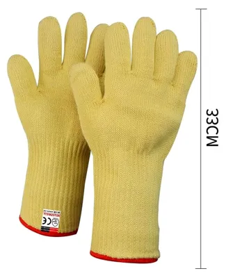 Produktbild von Hitzebeständige Aramid-Handschuhe bis 500 °C mit Handgelenkschutz