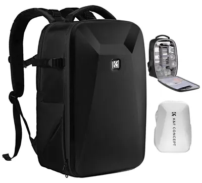 Produktbild von K&F CONCEPT Kamerarucksack Fotorucksack mit Hartschale Kameratasche