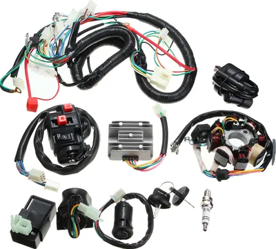 Zdjęcie produktu dla Wiązka przewodów Quad Electric CDI świeca zapłonowa Dla Zongshen Lifan Ducar Razor 125cc 250cc