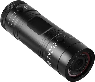 Obrázek produktu pro Malá přenosná sportovní kamera 1080p, 30 snímků za sekundu, černá, vodotěsná