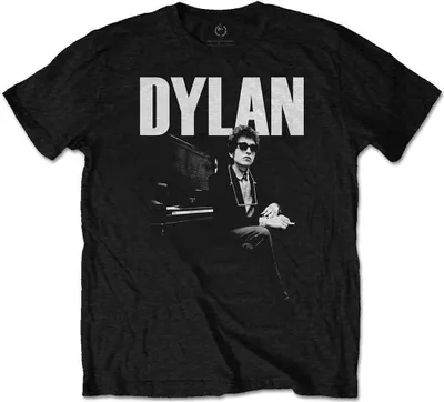 Obrázek produktu pro Bob Dylan At Piano Black XL Tričko