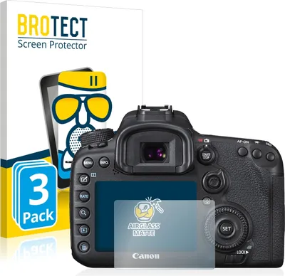 Produktbild von 3x BROTECT Entspiegelungs Schutzglas für Canon EOS 7D Mark II Schutzfolie Panzer Folie Glas Display Schutz matt