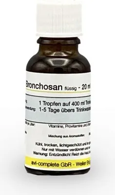 Produktbild von Bronchosan Ergänzungsfuttermittel für Vögel 20 ml Eukalyptus Flüssig
