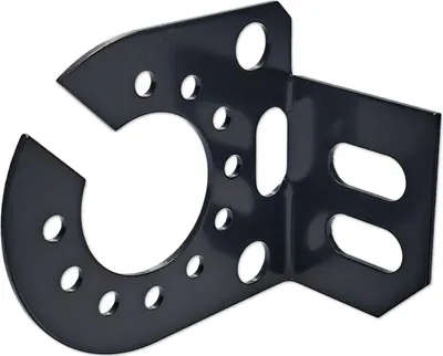 Produktbild von Steckdosenhalterung | 7- & 13-polig | 90° | schwarz