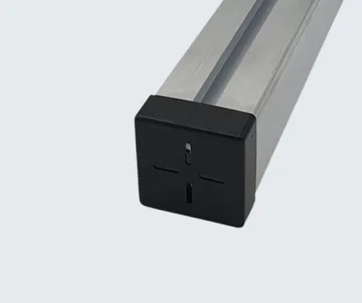Produktbild von Endkappe Abdeckkappe 40x40 mm Schwarz Solarschiene PV- 10 Stück