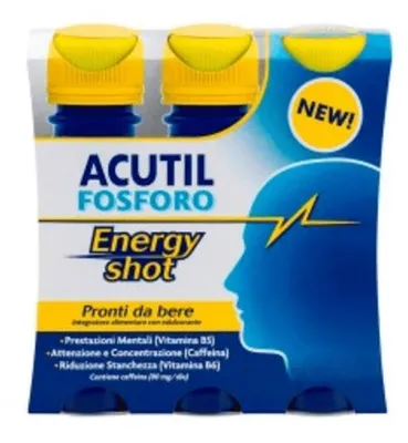 Produktbild von Acutil Fosforo Energy Shot 3 X 60 Ml
