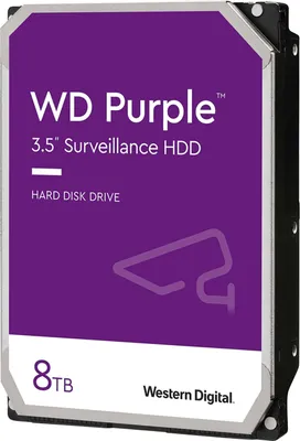 Produktbild von WESTERN DIGITAL Festplatte Violett (2020 128 MB Cache) 8 TB SATA-600 WD84PURZ