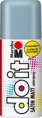 Produktbild von Marabu Sprühfarbe do it SATIN MATT graublau 150 ml Dose