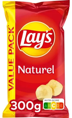 Immagine prodotto di Lay's Naturel Partypack XXL 300g - Patatine croccanti, confezione grande famiglia
