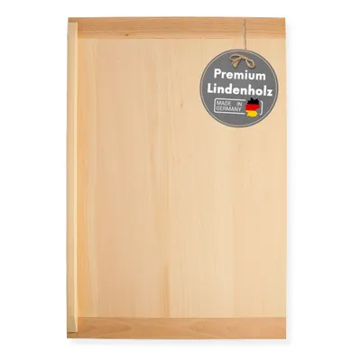 Produktbild von TOPANBIETER 999 Backbrett Linde 60x40 cm Nudelbrett Holzbrett Schneidebrett Brett