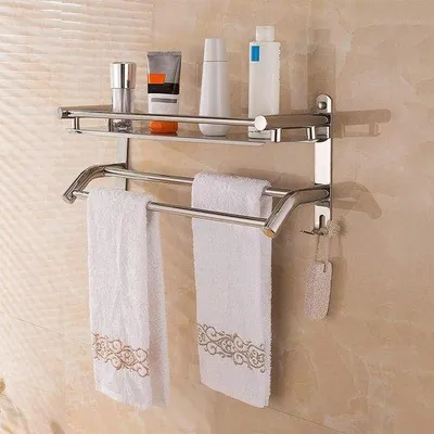 Produktbild von Edelstahl Handtuchhalter Wandmontage Bad