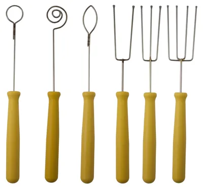 Produktbild von Pralinengabeln 6-tlg. Set, Profiqualität, Pralinen selber machen-Pralinengabeln 6-tlg.