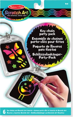 Produktbild von Scratch Art Schlüsselanhänger