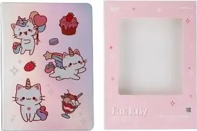 Produktbild von Holografický zápisník s jednorožcom a mačkami 19x13,5cm