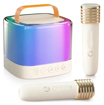 Produktbild von Mikrofone mit Lautsprecher, kabellos + Bluetooth + 2 Mikrofone IN0178