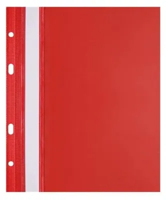 Produktbild von A5 Hardcover-Ordner, rot, aus PVC, zum Aufhängen (10 Stück) - Biurfol