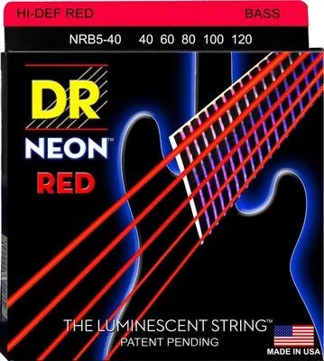 Produktbild von DR Strings NRB5-40 Saiten für 5-saitigen E-Bass, Saiten für 5-Saiter E-Bass