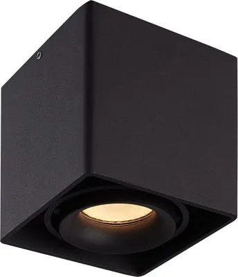 Produktbild von hoftronic LED Aufbaustrahler 4W 345lm 2700K GU10 Schwarz