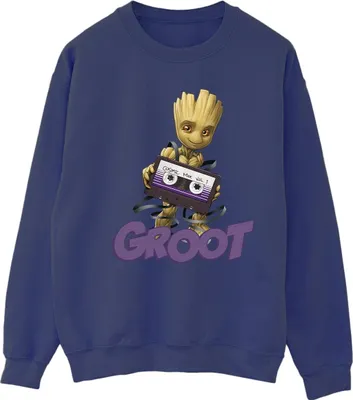 Produktbild von Guardians Of The Galaxy - Sweatshirt für Damen BI19579 (XL) (Marineblau)