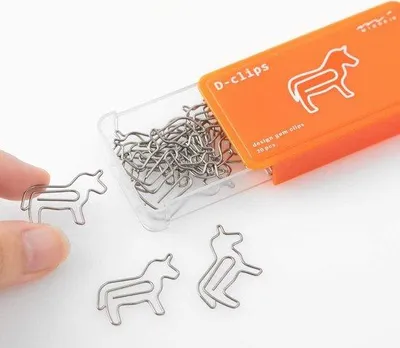 Productafbeelding van Famanu paperclips, paardenvorm - 20 stuks