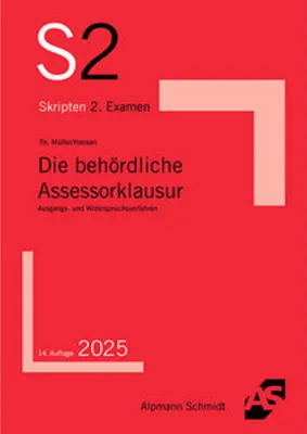 Image de Die behördliche Assessorklausur